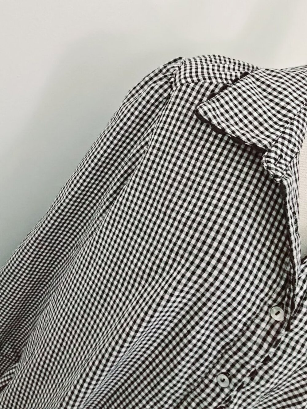 Tuckernuck Black Gingham Cotton Hemp Ric Rac Callahan Shirt Dress Size XXL 2X - Picture 12 of 13